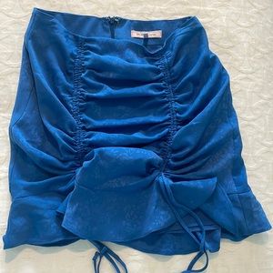 BCBG blue mini skirt